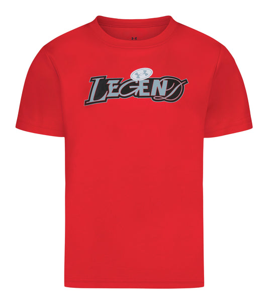 Under Armour Red Legend Tech Short Sleeve
