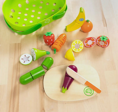 Fat Brain Pretendables Fruit & Veggie Basket
