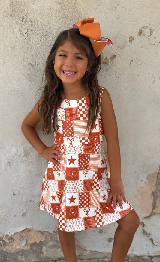 Texas Orange Athletic Dress