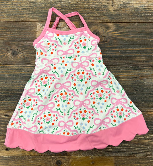 Floral Bow Tennis Dress