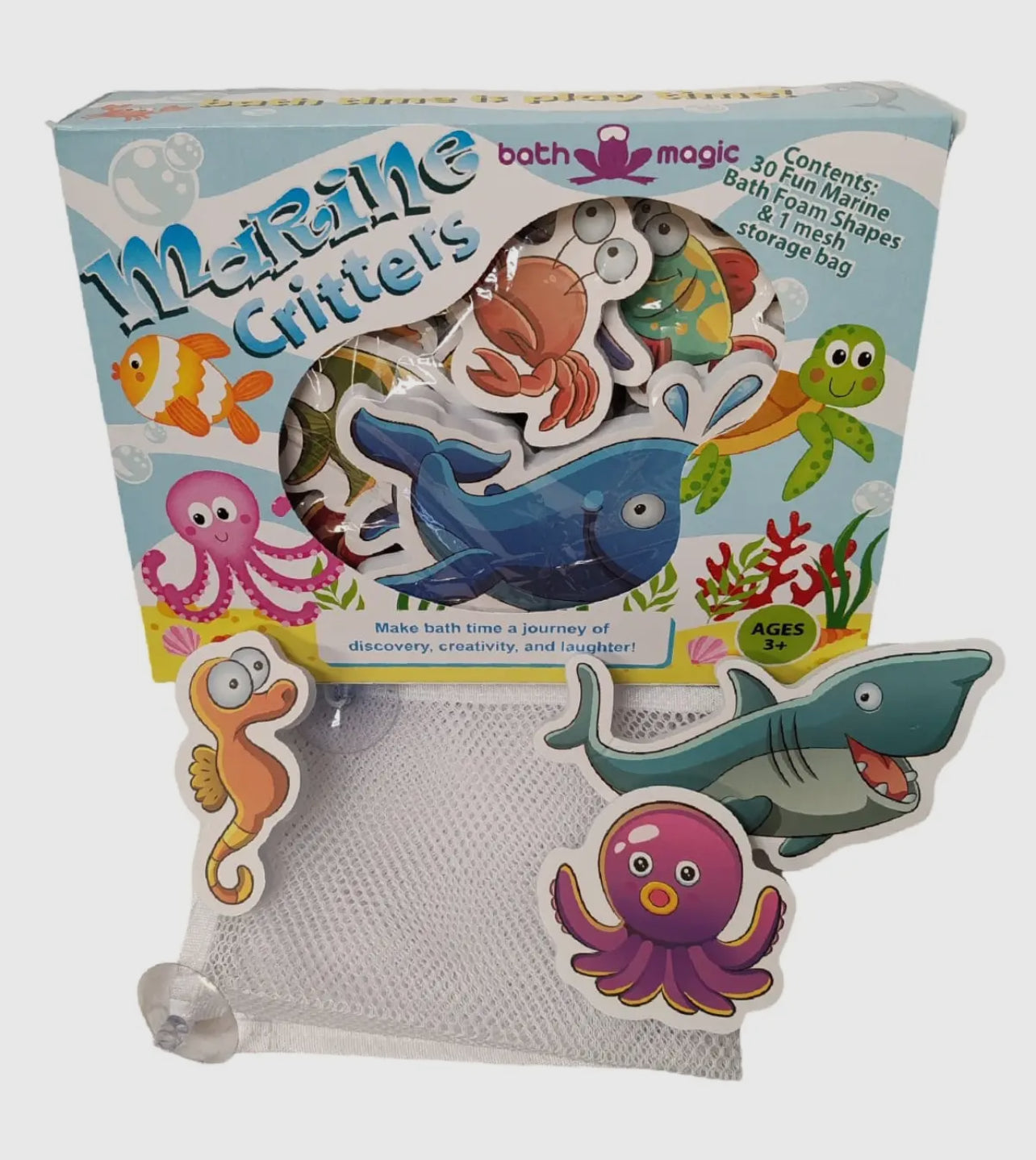 Fizzles Sticky Bath Foam Critters