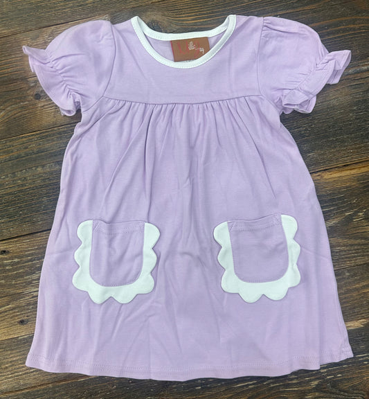 Millie Jay Purple Izzie SS Dress
