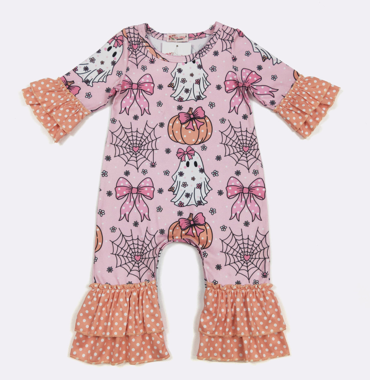 CC Girly Ghost Ruffle Romper