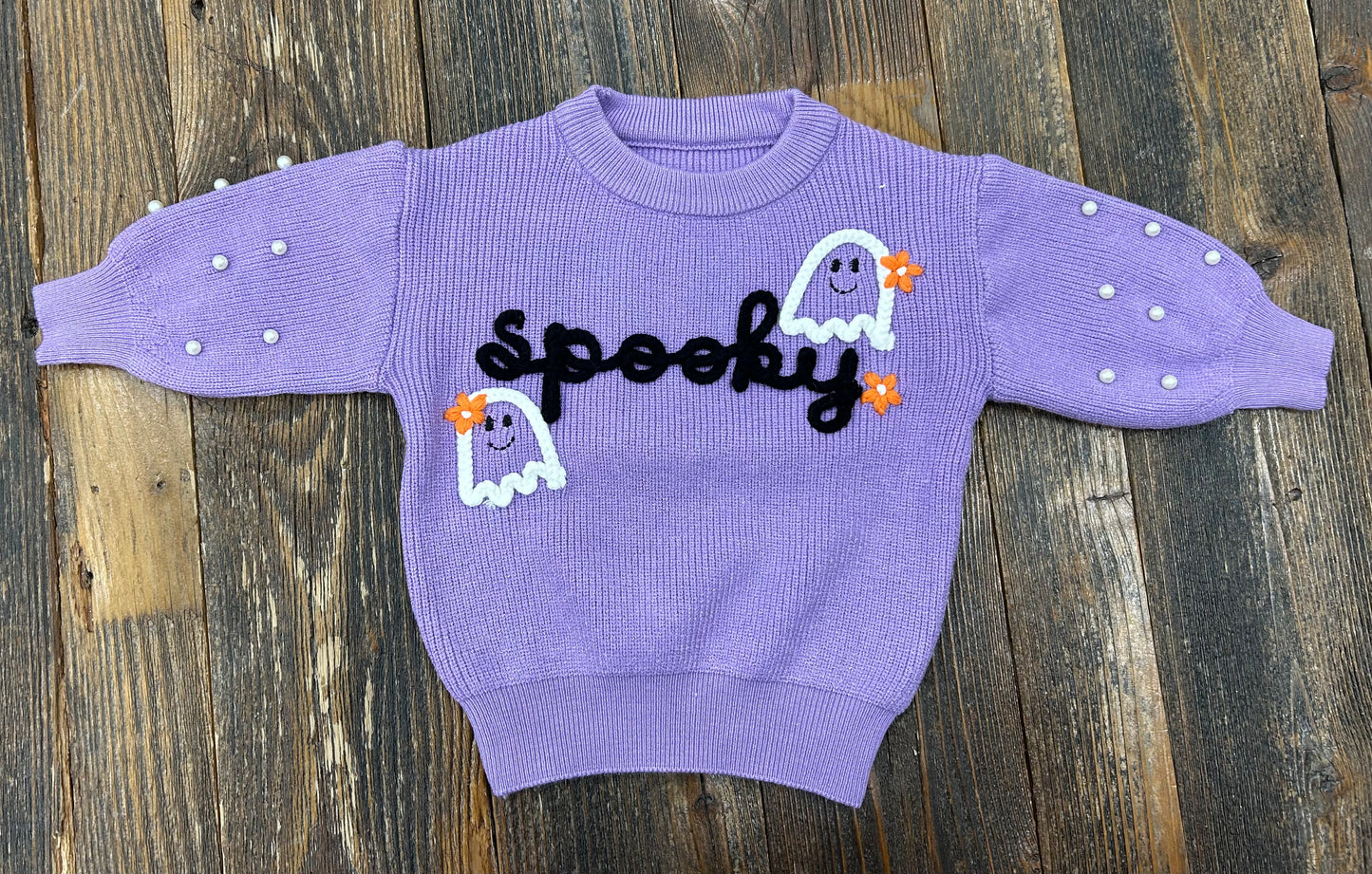 Purple Spooky Sweater