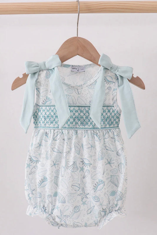 Sea Shell Smocked Bubble