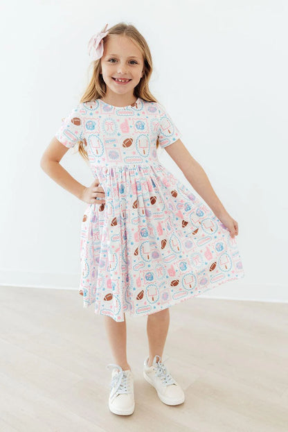 MR Game Day Girlie S/S Pocket Twirl Dress