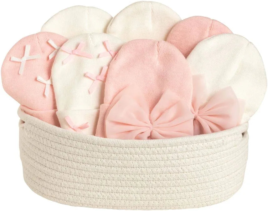 Mudpie Baby Bow Knit Hat