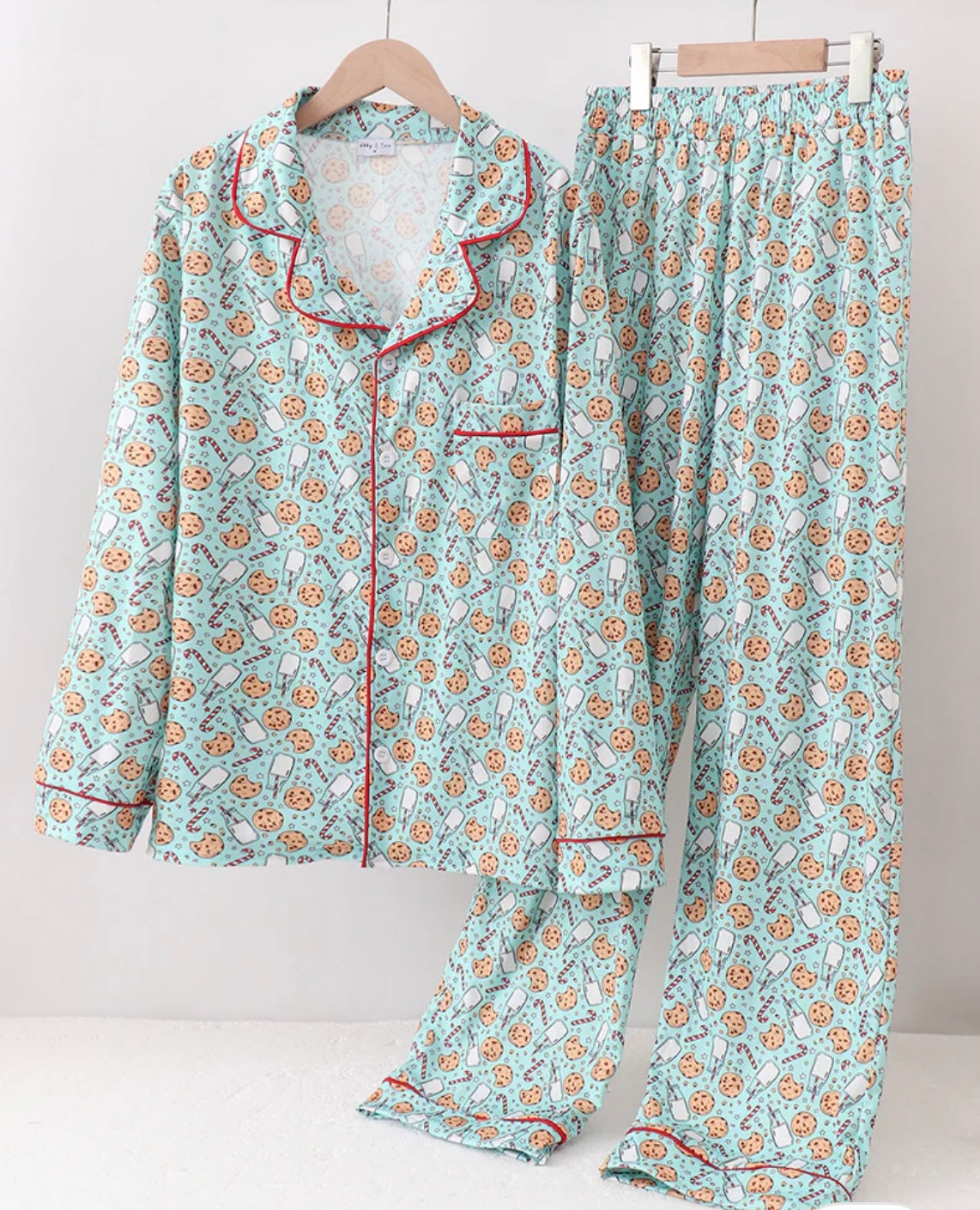 Santa Claus Cookie Family Pajamas