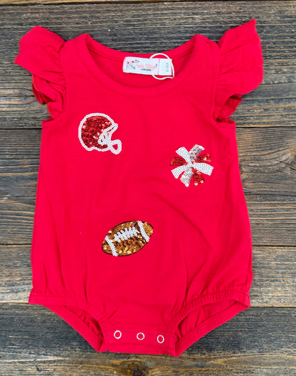 Game Day Sequin Romper