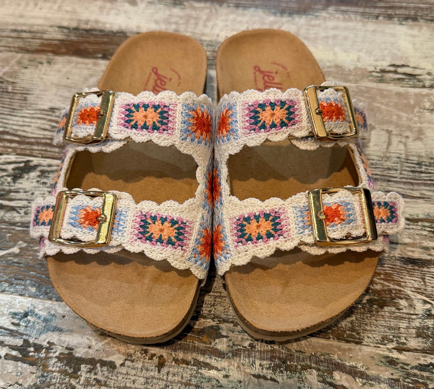 JellyPop Jidoh Multi Woven Sandal
