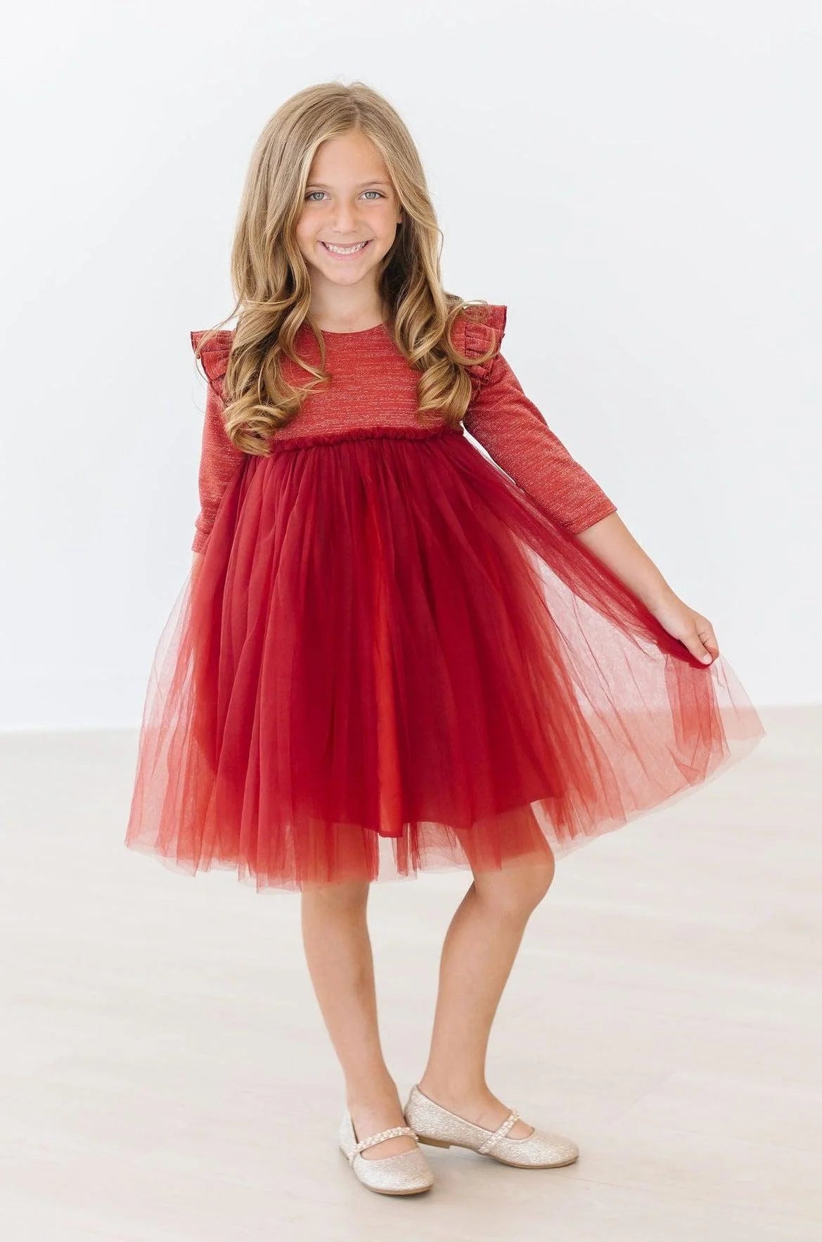 MR Pumpkin Spice Shimmer Tutu Dress