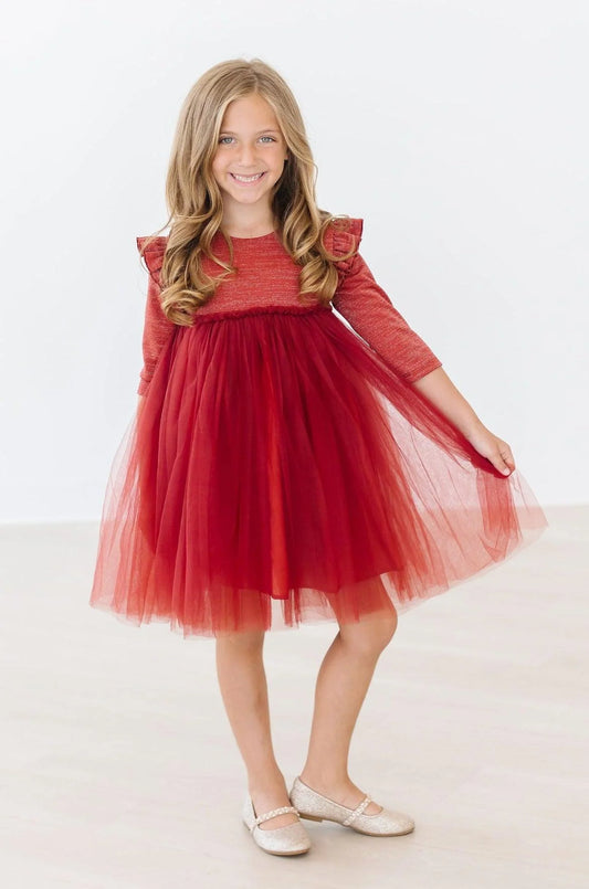 MR Pumpkin Spice Shimmer Tutu Dress