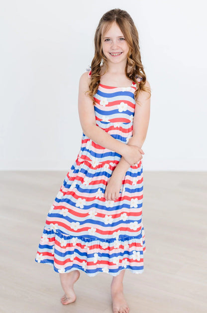 MR July Vibes Ruffle Maxi Dress