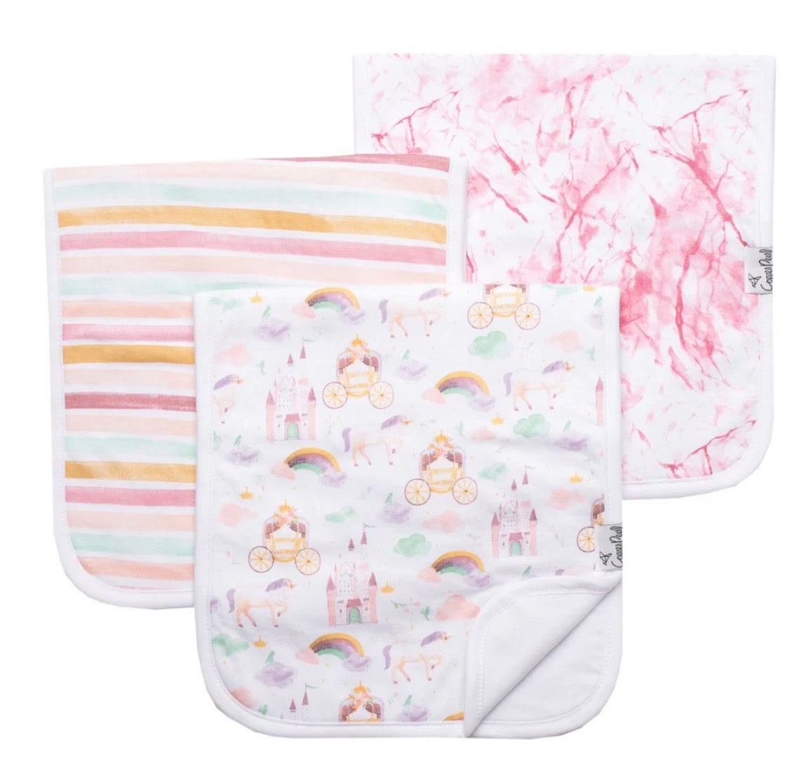 Copper Pearl Burp Cloths
