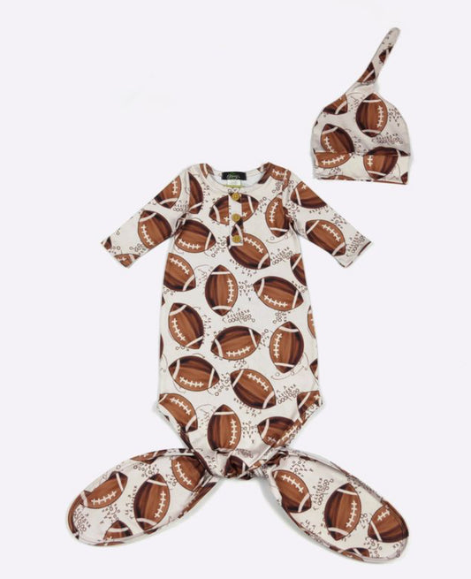 CC Football Knotted Gown