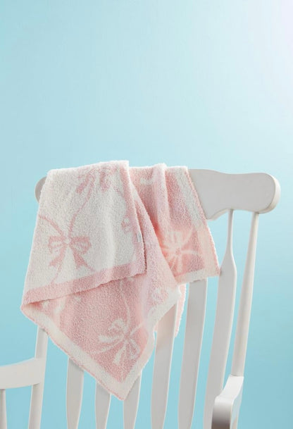 Mudpie Bow Chenille Blanket