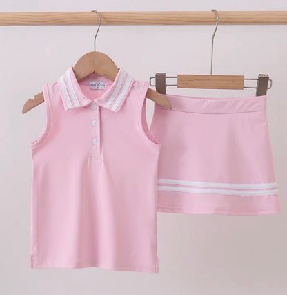Pink Active Skort Set