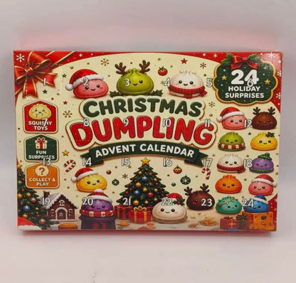 24 Day Christmas Emoji Dumpling Squishy Advent Calendar