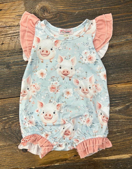 Floral Piglet Bubble