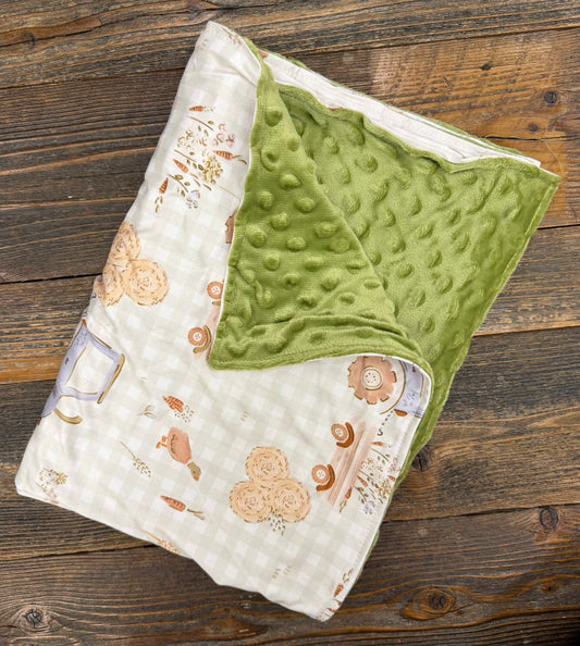 Gingham Hayride Blanket