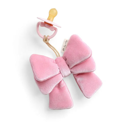 Itzy Ritzy Bow Pacifier + Lovey
