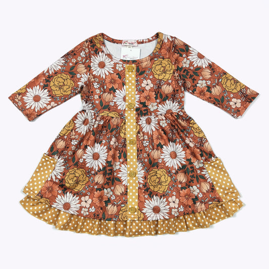 Sienna Floral Ruffle Dress