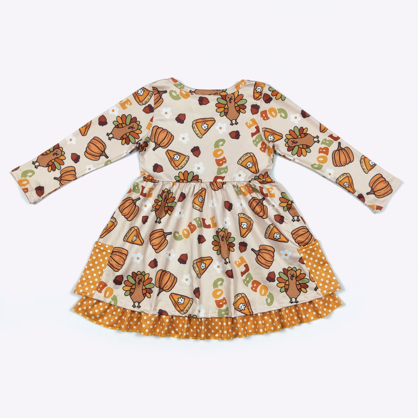 Gobble Gobble Ruffle Dress