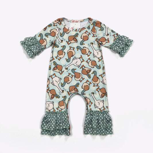 Mallard Duck Ruffle Romper