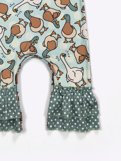 Mallard Duck Ruffle Romper