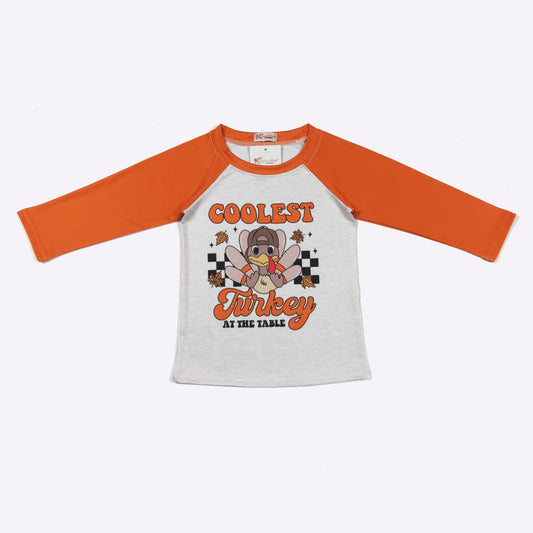 Coolest Turkey Boy Raglan