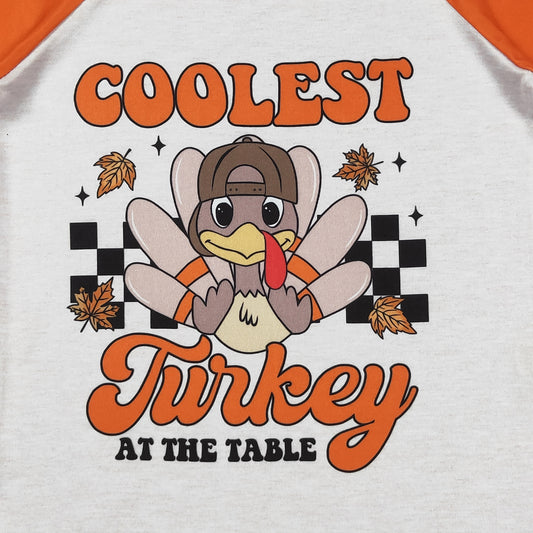 Coolest Turkey Boy Raglan