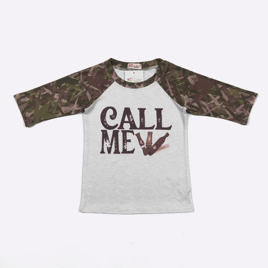 Duck Call Me Raglan