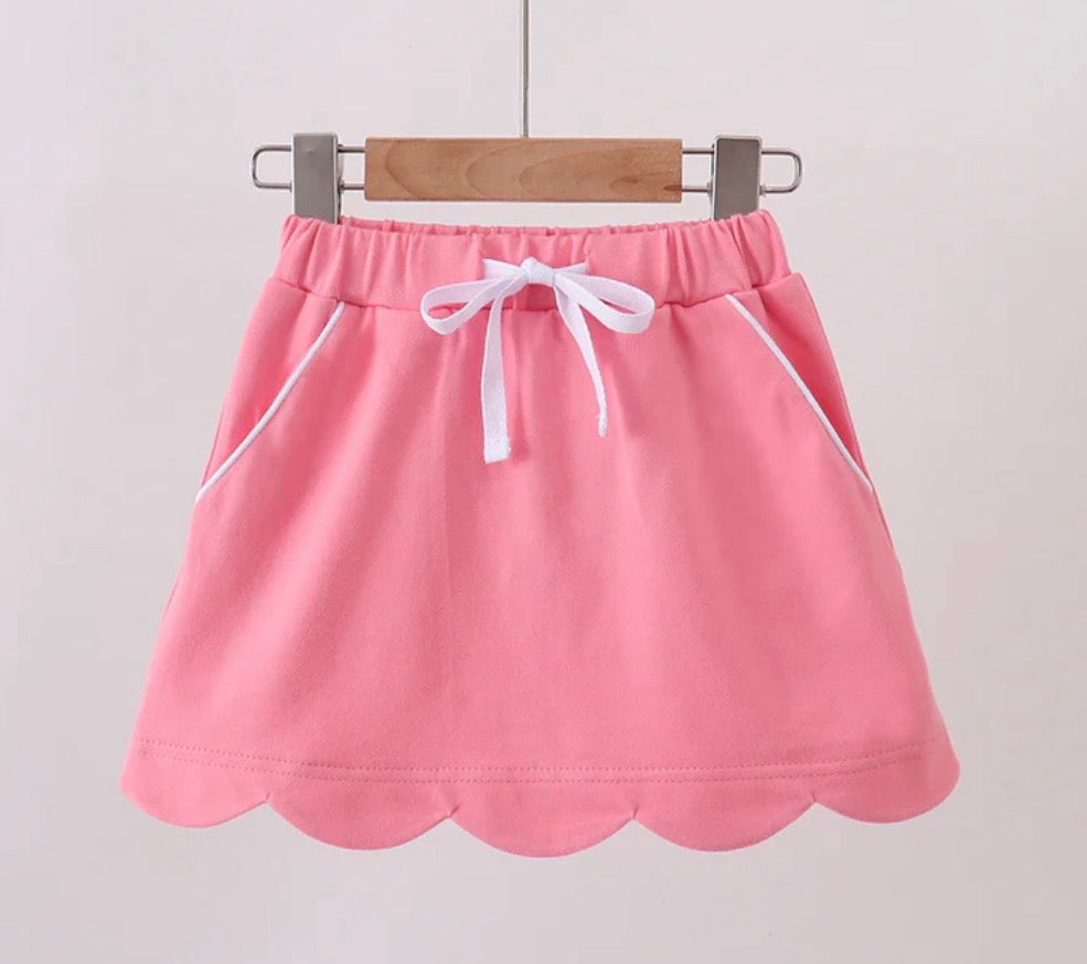 Scallop Bow Skort