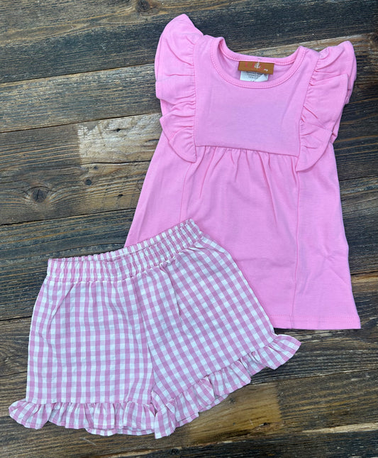 Millie Jay Juliana Pink Short Set