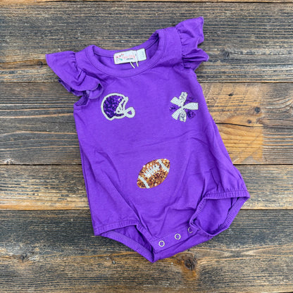Game Day Sequin Romper
