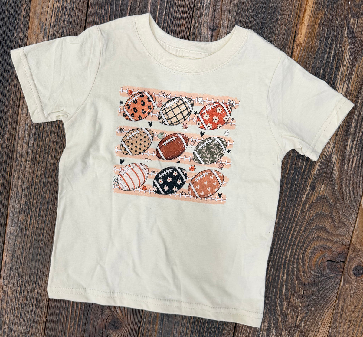 Girly Pop Football Tee