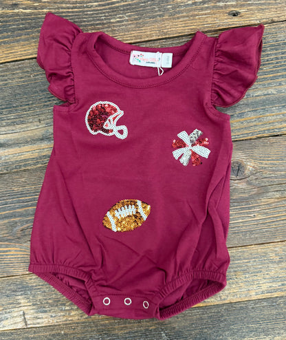 Game Day Sequin Romper