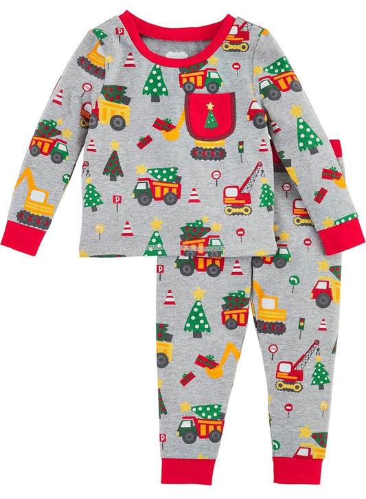 Mudpie Construction Christmas PJ