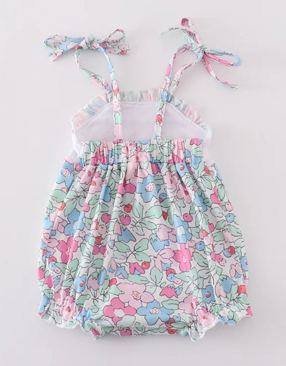 Floral Bunny Embroidered Bubble