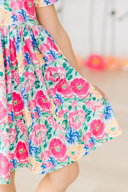 MR Wildflower Wishes S/S Pocket Twirl Dress