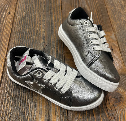 Black Glitter Kensie Sneaker