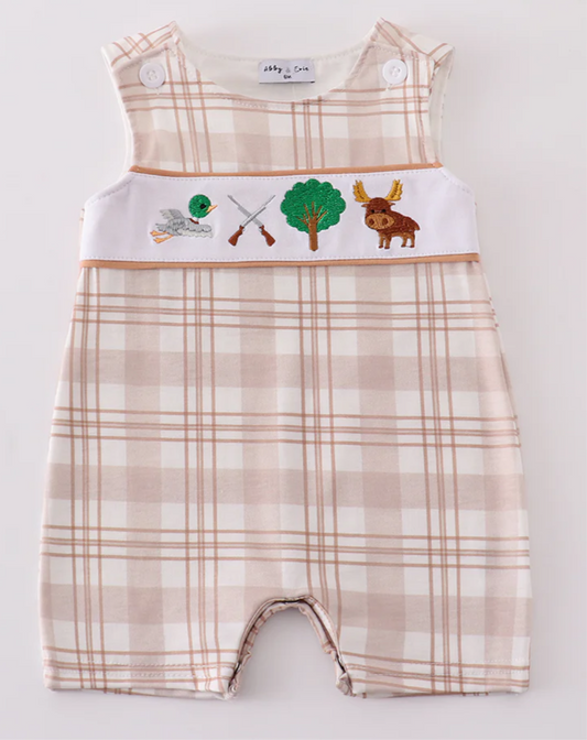 Khaki Go Hunting Embroidery Jon Jon