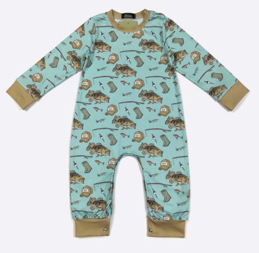 Aqua Fishing Romper