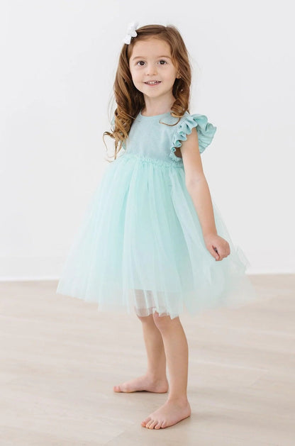 MR Sage Shimmer Tutu Dress