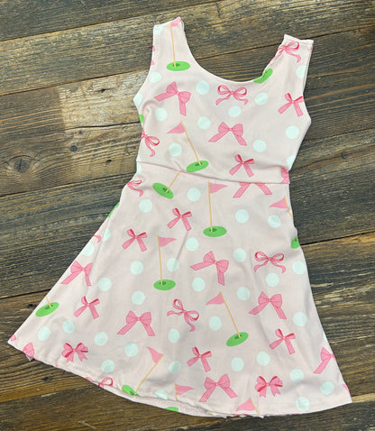 Preppy Pink Golf Athletic Dress