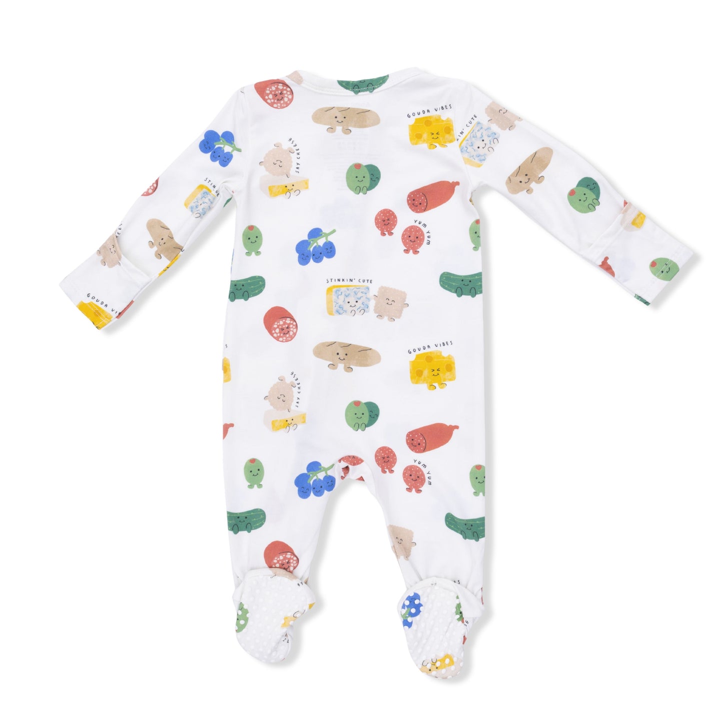Angel Dear Charcuterie Cuties 2 Way Zipper Footie