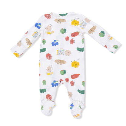 Angel Dear Charcuterie Cuties 2 Way Zipper Footie