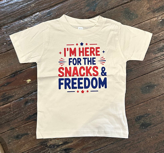 Snacks & Freedom Tee