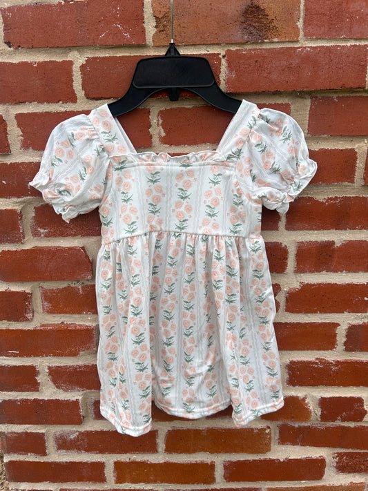Sage Floral Dress