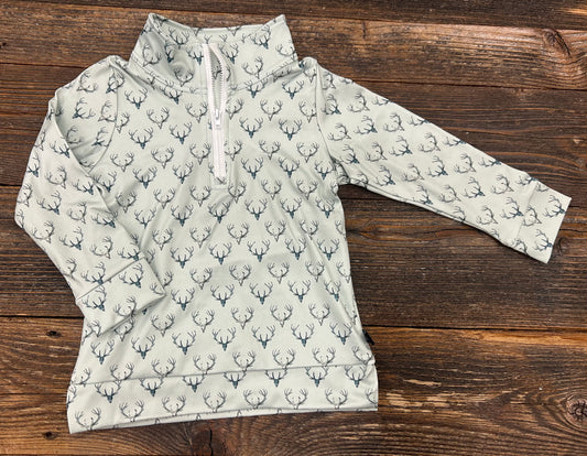 Sage Deer Quarter Zip